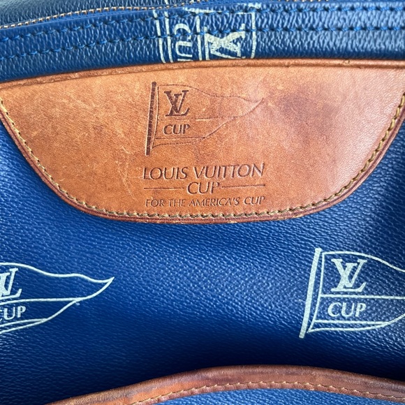 Louis Vuitton Cup Bag Blue With unbranded strap, replaced D rings, leather tabs - Picture 3 of 14